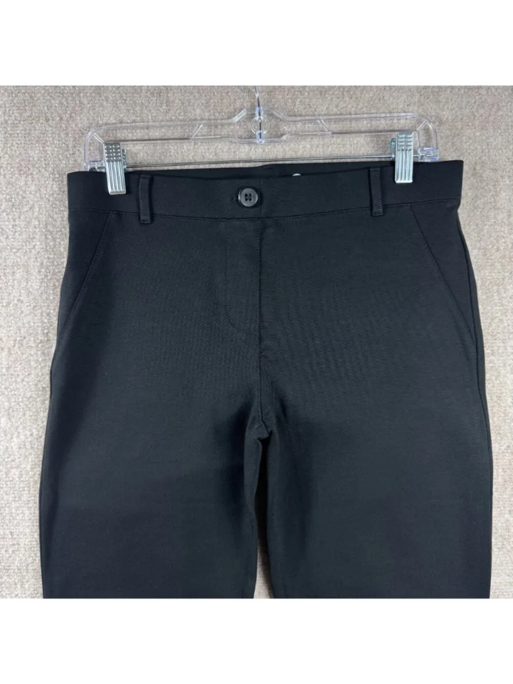 Betabrand Straight Leg Classic Dress Pant Yoga Pant Medium Petite Polished Work